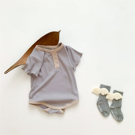 Vedolay Summer Jumpsuit For Boy Toddler Baby Boy s Heart Print Square Neck Puff Short Sleeve Shirred Jumpsuit Pants Gray 18-24 Months
Vedolay Summer Jumpsuit For Boy Toddler Baby Boy s Heart Print Square Neck Puff Short Sleeve Shirred Jumpsuit Pants Gray 18-24 Months