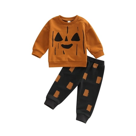 Meihuida Toddler Boys 2Pcs Outfits Halloween Grimace Print Long Sleeve O-Neck Pullover Elastic Waist Pattern Print Trousers
Meihuida Toddler Boys 2Pcs Outfits Halloween Grimace Print Long Sleeve O-Neck Pullover Elastic Waist Pattern Print Trousers