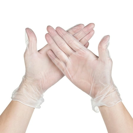 100pcs Disposable Plastic PVC Gloves for Home Kitchen Restaurant Cooking Industrial Cleaning (Size M)
100pcs Disposable Plastic PVC Gloves for Home Kitchen Restaurant Cooking Industrial Cleaning (Size M)