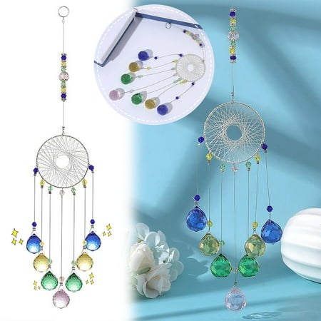 SQUARE CARMEN Colorful Ball Crystal Wind Chime Lighting Ball Pendant Decoration Multicolor
SQUARE CARMEN Colorful Ball Crystal Wind Chime Lighting Ball Pendant Decoration Multicolor