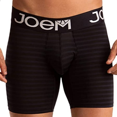 Joem Boxer Striped Briefs for Men Long Leg Multicolor Underwear Breathable Black Waistband Regular Leg Underpants (Black Small)
Joem Boxer Striped Briefs for Men Long Leg Multicolor Underwear Breathable Black Waistband Regular Leg Underpants (Black Small)