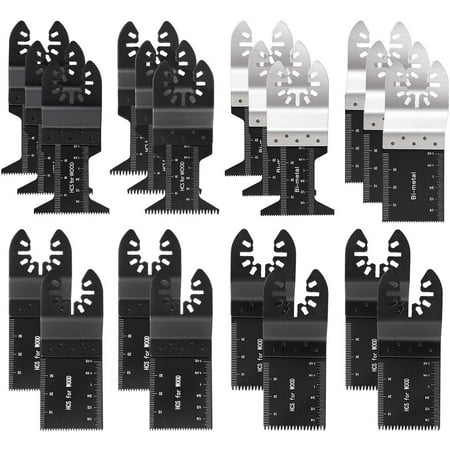 20 Piece Oscillating Multi Tool Blades Professional Multi Tool Blades for Wood Metal Plastics
20 Piece Oscillating Multi Tool Blades Professional Multi Tool Blades for Wood Metal Plastics