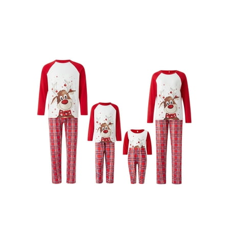 EYIIYE Family Christmas Matching Pajamas Dad Mom Kid Baby Cartoon Plaid Sleepwear Homewear Sets
EYIIYE Family Christmas Matching Pajamas Dad Mom Kid Baby Cartoon Plaid Sleepwear Homewear Sets