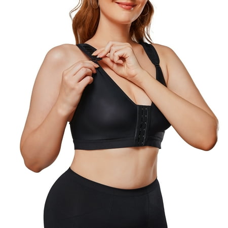 Molutan Women Post Surgical Bra Front Closure Zip Hooks Sports Bras Racerback Support Wirefree Adjustable Straps(Black 2XL)
Molutan Women Post Surgical Bra Front Closure Zip Hooks Sports Bras Racerback Support Wirefree Adjustable Straps(Black 2XL)