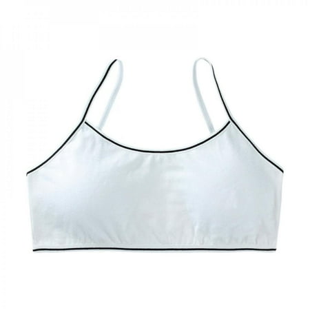 Teen Girls Cotton Training Bra Seamless Padded Bralette Spaghetti Crop Bra Breathable Big Girls Sports Bra Stretch Cami Bralette
Teen Girls Cotton Training Bra Seamless Padded Bralette Spaghetti Crop Bra Breathable Big Girls Sports Bra Stretch Cami Bralette