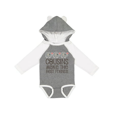 Inktastic Cousins Make the Best Friends Gift Baby Boy or Baby Girl Long Sleeve Bodysuit
Inktastic Cousins Make the Best Friends Gift Baby Boy or Baby Girl Long Sleeve Bodysuit