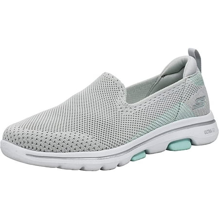 Skechers Women s Go Walk 5-Prized Sneaker Light Grey 7 M US