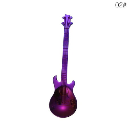 Stainless Steel Cartoon Guitar Spoon 1pc Creative Milk Coffee Spoon Ice Cream Candy Teaspoon Accessories Drinking Tools
Stainless Steel Cartoon Guitar Spoon 1pc Creative Milk Coffee Spoon Ice Cream Candy Teaspoon Accessories Drinking Tools