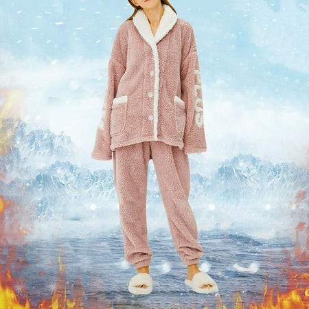 Men s And Women s Autumn And Winter Flannel Pajamas Pajama Suit Cardigan Women Pajama Sets Pink L
Men s And Women s Autumn And Winter Flannel Pajamas Pajama Suit Cardigan Women Pajama Sets Pink L