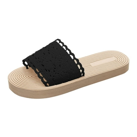 Dyfzdhu Women Flat Sandals Tourism Beach Sandals Fashion Sandals Women Flat Beach Sandals