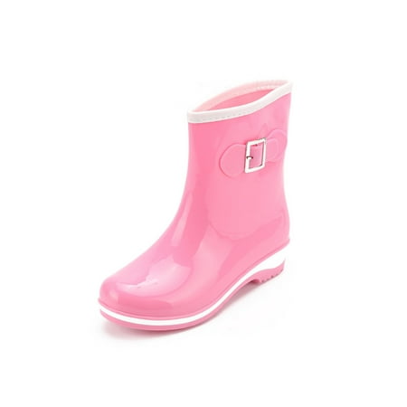 UKAP Womens Working Rain Boots Slip On Solid Colors Mid Height Wellies Non Slip Garden Shoes
UKAP Womens Working Rain Boots Slip On Solid Colors Mid Height Wellies Non Slip Garden Shoes