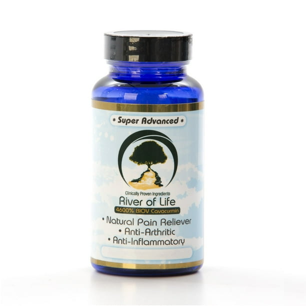 River of Life Natural Pain Reliever - 900 mg Highly Bioavailable Anti-Inflammatory, Antioxidant