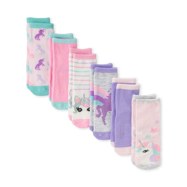 The Children's Place Unicorn Graphic Midi Sock Set (Toddler Girls & Baby Girls)