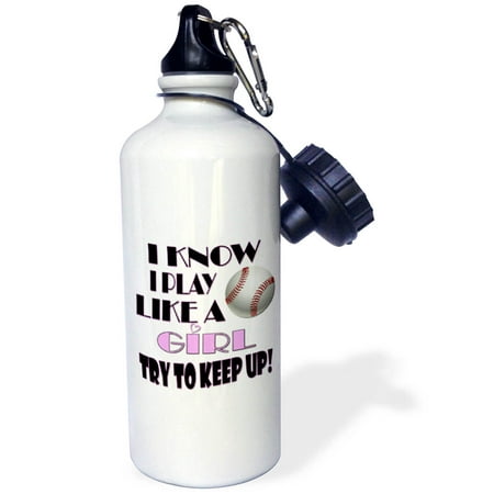 3dRose I know I play like a girl try to keep up. Baseball. - Straw Water Bottle 21-ounce
3dRose I know I play like a girl try to keep up. Baseball. - Straw Water Bottle 21-ounce