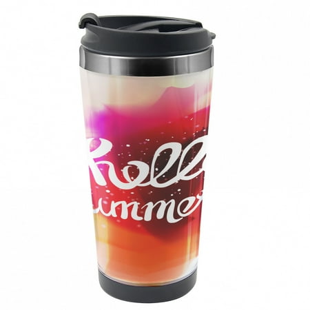 Hello Summer Travel Mug Hello Summer with Ice Cream Steel Thermal Cup 16 oz by Ambesonne
Hello Summer Travel Mug Hello Summer with Ice Cream Steel Thermal Cup 16 oz by Ambesonne