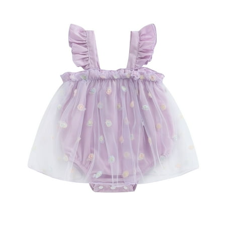 Baby Girl Sleeveless Romper Mesh Patchwork Flower Jumpsuit for Newborn Toddler Summer Clothes 0-24 Months
Baby Girl Sleeveless Romper Mesh Patchwork Flower Jumpsuit for Newborn Toddler Summer Clothes 0-24 Months