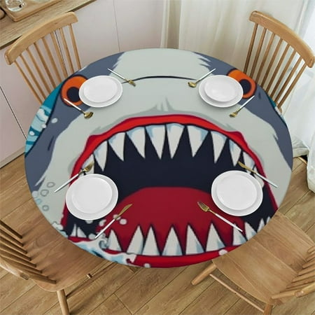 BCIIG Shark Wave Pop Art Round Tablecloth 100% Polyester Stain-Resistant for Indoor and Outdoor Use - Ideal for Restaurants Weddings Parties - Picnic Dining Kitchen Farmhouse Decor 54 -58
BCIIG Shark Wave Pop Art Round Tablecloth 100% Polyester Stain-Resistant for Indoor and Outdoor Use - Ideal for Restaurants Weddings Parties - Picnic Dining Kitchen Farmhouse Decor 54 -58