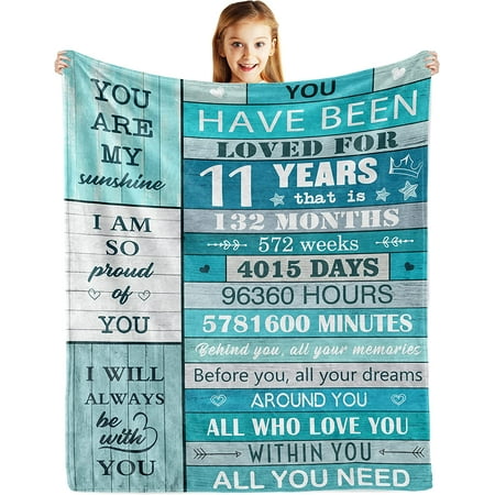 G-DAKE 11 Year Old Girl Gift Ideas Blankets 60 x 50 Birthday Gifts for 11 Year Old Girls 11 Year Old Girl Birthday Gifts 11th Birthday Decorations for Girls Boys Gifts for 11 Year Old Girls
G-DAKE 11 Year Old Girl Gift Ideas Blankets 60 x 50 Birthday Gifts for 11 Year Old Girls 11 Year Old Girl Birthday Gifts 11th Birthday Decorations for Girls Boys Gifts for 11 Year Old Girls