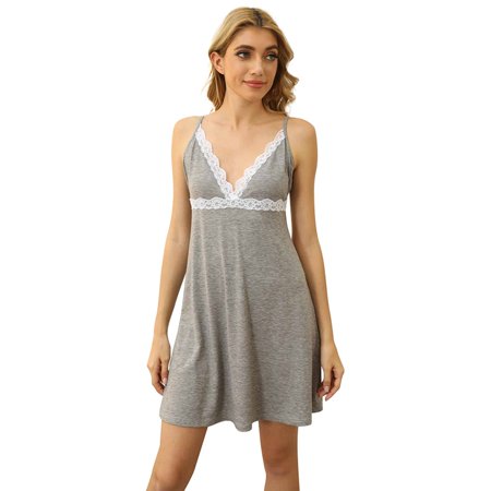 Sleepwear Womens Chemise Nightgown Full Slips Lace Sling Dress Sexy Lingerie US 6-18
Sleepwear Womens Chemise Nightgown Full Slips Lace Sling Dress Sexy Lingerie US 6-18