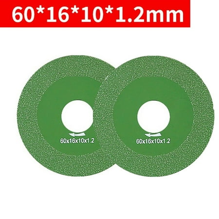 2PCS 60/80mm Glass Cutting Disc Marble Saw Blade Ceramic Tile Polishing Grinding