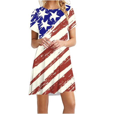 Hvyesh Sundresses for Women 2023 Summer Party Midi Dress American Flag Pattern Round Neck Dresses Short Sleeve Breathable Bohemian Dress White
Hvyesh Sundresses for Women 2023 Summer Party Midi Dress American Flag Pattern Round Neck Dresses Short Sleeve Breathable Bohemian Dress White