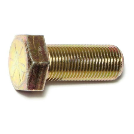 5/8 -18 x 1-1/2 Zinc Plated Grade 8 Steel Fine Thread Hex Cap Screws HCS8-397