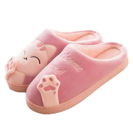Panda Superstore PL-CLO15342831-DORIS00328-RP Womens Comfort Cute Cat Slip-on House Shoes Plush Slippers for Indoor & Outdoor Pink 
Panda Superstore PL-CLO15342831-DORIS00328-RP Womens Comfort Cute Cat Slip-on House Shoes Plush Slippers for Indoor & Outdoor Pink