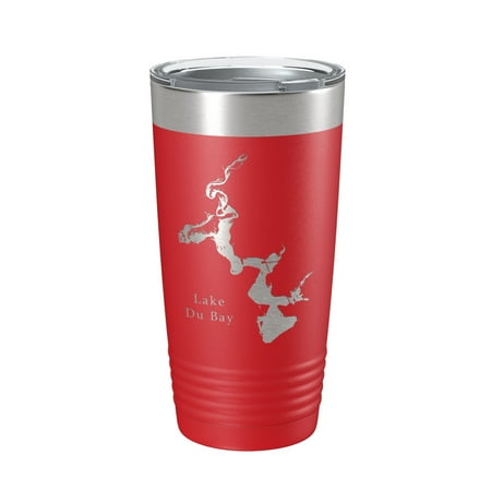 Lake Du Bay Map Tumbler Travel Mug Insulated Laser Engraved Coffee Cup Wisconsin 20 oz Red
Lake Du Bay Map Tumbler Travel Mug Insulated Laser Engraved Coffee Cup Wisconsin 20 oz Red