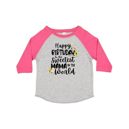 Inktastic Happy Birthday to the Sweetest Mama in the World Gift Toddler Toddler Girl T-Shirt
Inktastic Happy Birthday to the Sweetest Mama in the World Gift Toddler Toddler Girl T-Shirt