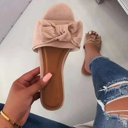〖Yilirongyumm〗 Beige 39 Slippers For Women Color Women s Flat Size Bow Sandals Flops Fashion Solid Plus Flip Women s Slipper
〖Yilirongyumm〗 Beige 39 Slippers For Women Color Women s Flat Size Bow Sandals Flops Fashion Solid Plus Flip Women s Slipper