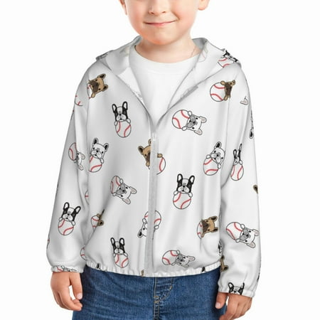 Junzan Bbaseball Dog for Kids Sun Protection Hoodie Boys Rash Guard with UPF 50+ Sun Protection Summer Jacket Long Sleeve Fishing Hiking Sun Shirt-5 Years
Junzan Bbaseball Dog for Kids Sun Protection Hoodie Boys Rash Guard with UPF 50+ Sun Protection Summer Jacket Long Sleeve Fishing Hiking Sun Shirt-5 Years