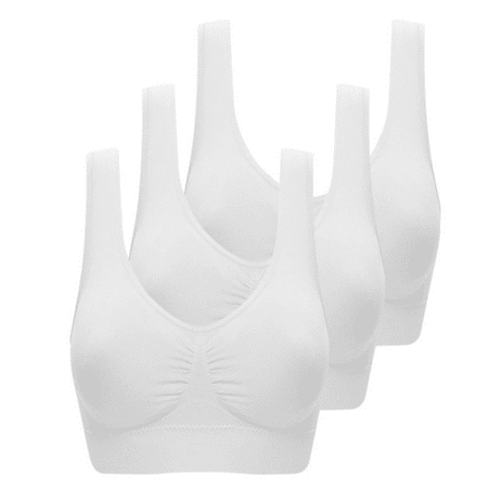 Womens Sports Bras Comfortable Yoga Bra with Removable Pads Seamless Stretchy Sports Bra for Women 3 Pack
Womens Sports Bras Comfortable Yoga Bra with Removable Pads Seamless Stretchy Sports Bra for Women 3 Pack