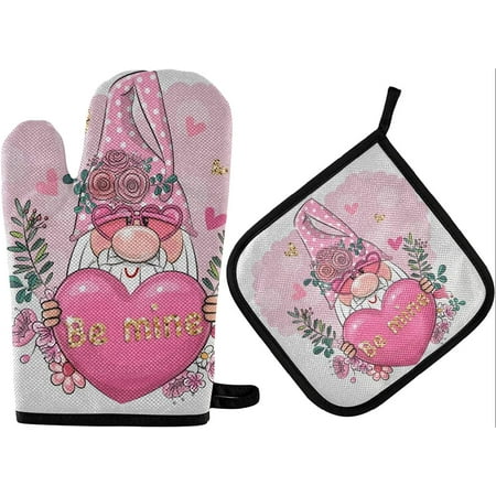 Be Mine Gnome Oven Mitts & Pot Holders 2pcs Happy Valentine s Day Kitchen Heat Resistant Non-Slip Potholders Set for Cooking Baking BBQ Wedding Gifts
Be Mine Gnome Oven Mitts & Pot Holders 2pcs Happy Valentine s Day Kitchen Heat Resistant Non-Slip Potholders Set for Cooking Baking BBQ Wedding Gifts