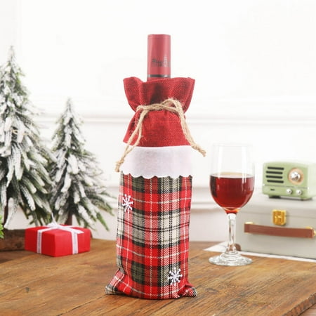Christmas Wine Bag Machine Embroidered Wine Bottle Set Table Decoration Supplies Wine Bottle Covers ViLaViDe
Christmas Wine Bag Machine Embroidered Wine Bottle Set Table Decoration Supplies Wine Bottle Covers ViLaViDe