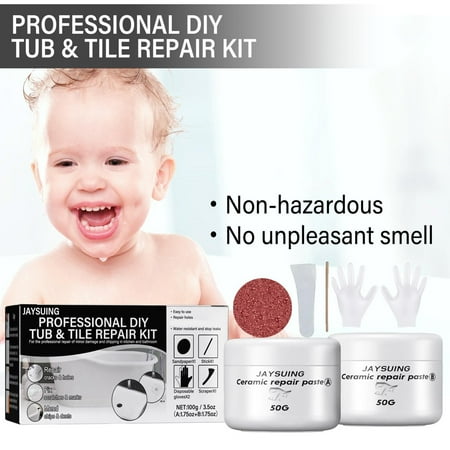 GoFJ 1 Set Tile Repair Cream Multifunctional Effective Anti-aging Fast Curing Speed Tile Repair Paste Household Supplies
GoFJ 1 Set Tile Repair Cream Multifunctional Effective Anti-aging Fast Curing Speed Tile Repair Paste Household Supplies