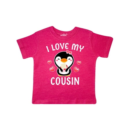 Inktastic I Love My Cousin with Cute Penguin and Hearts Gift Toddler Toddler Girl T-Shirt
Inktastic I Love My Cousin with Cute Penguin and Hearts Gift Toddler Toddler Girl T-Shirt