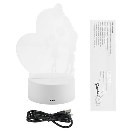 3D Night Light Desk Lamp with LED Illusion Effect - White Base (No Remote)
3D Night Light Desk Lamp with LED Illusion Effect - White Base (No Remote)