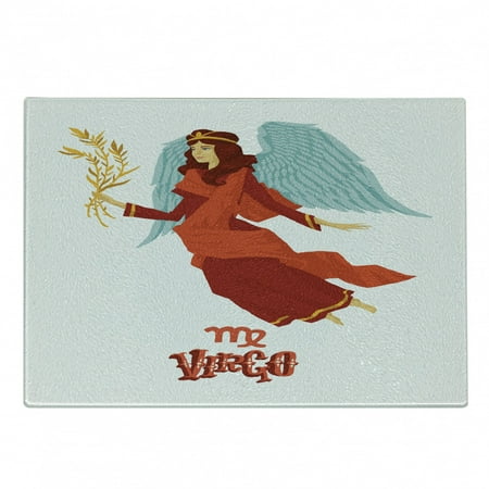 Virgo Cutting Board Astrological Zodiac Sign with Woman with Wings and Dress Horoscope Decorative Tempered Glass Cutting and Serving Board Small Size Vermilion Seafoam Orange by Ambesonne
Virgo Cutting Board Astrological Zodiac Sign with Woman with Wings and Dress Horoscope Decorative Tempered Glass Cutting and Serving Board Small Size Vermilion Seafoam Orange by Ambesonne