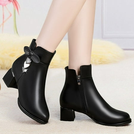 OKBOP Women s Middle Ankle Boots-Zipper Christmas Wedge Winter Boots for Women Waterproof Snow Winter Vintage Warm Non Slip Shoes for Women Womens Boots Clearance
OKBOP Women s Middle Ankle Boots-Zipper Christmas Wedge Winter Boots for Women Waterproof Snow Winter Vintage Warm Non Slip Shoes for Women Womens Boots Clearance