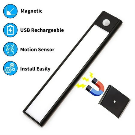 BLUELK Motion Sensor Under Cabinet Lights - Rechargeable Closet Lights Adjustable Color Temperature/Brightness Under Counter Lights for Kitchen Wall Lighting
BLUELK Motion Sensor Under Cabinet Lights - Rechargeable Closet Lights Adjustable Color Temperature/Brightness Under Counter Lights for Kitchen Wall Lighting