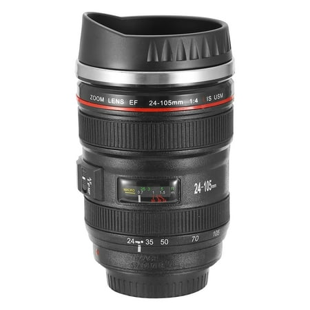 Beautops Camera Lens Coffee Mug Cup 13.6oz Food-Grade Stainless Steel Travel Photography Insulated Mug for All Ages - Black
Beautops Camera Lens Coffee Mug Cup 13.6oz Food-Grade Stainless Steel Travel Photography Insulated Mug for All Ages - Black