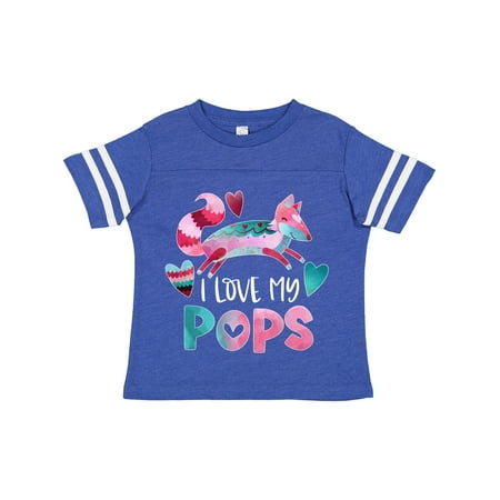 Inktastic I Love My Pops Pink and Blue Fox with Hearts Gift Toddler Boy or Toddler Girl T-Shirt
Inktastic I Love My Pops Pink and Blue Fox with Hearts Gift Toddler Boy or Toddler Girl T-Shirt