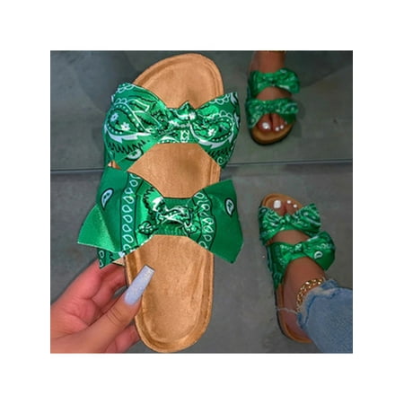 Woobling Slides for Women Flat Slide Sandals Slip On Open Toe Sandals Casual Style with Bowknot Ornament for Summer Outdoor Indoor
Woobling Slides for Women Flat Slide Sandals Slip On Open Toe Sandals Casual Style with Bowknot Ornament for Summer Outdoor Indoor