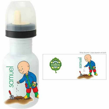 Personalized Caillou Planting Sippy Bottle