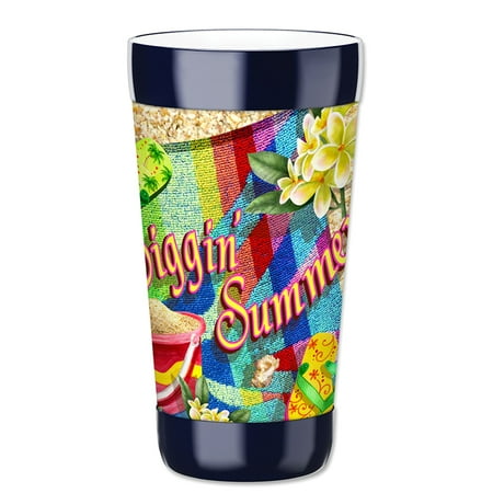 Mugzie 16-Ounce Tumbler Drink Cup with Removable Insulated Wetsuit Cover - Diggin Summer
Mugzie 16-Ounce Tumbler Drink Cup with Removable Insulated Wetsuit Cover - Diggin Summer