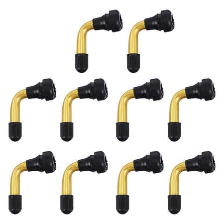 10pcs Motorbike Tires Parts Electric Vehicles Valves Adapter Angle Bent Valves