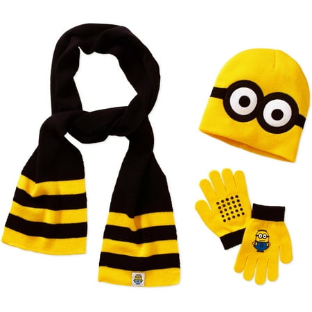 Boys' 3-Piece Winter Accessories Set (Youth One Size)