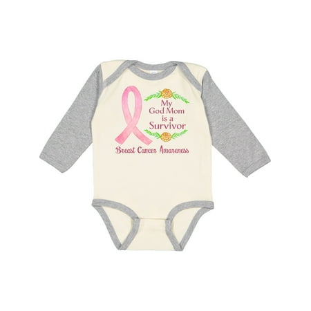 Inktastic My God Mom is a Survivor Breast Cancer Awareness Gift Baby Boy or Baby Girl Long Sleeve Bodysuit
Inktastic My God Mom is a Survivor Breast Cancer Awareness Gift Baby Boy or Baby Girl Long Sleeve Bodysuit
