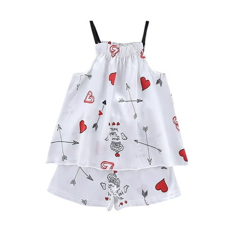 MAXCOZY Summer Newborn Toddler Kids Baby Girls sleeveless Sling Suspender Tops+Shorts Pajamas Sleepwear Outfits
MAXCOZY Summer Newborn Toddler Kids Baby Girls sleeveless Sling Suspender Tops+Shorts Pajamas Sleepwear Outfits