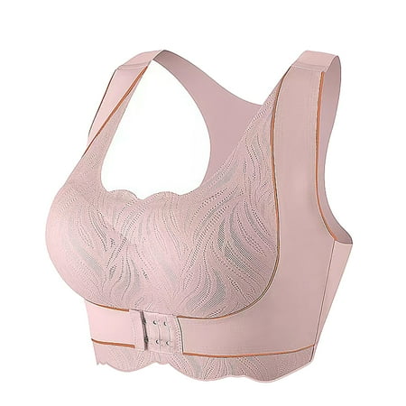 Womens Bra Summer Solid Color Front Button Seamless Sports Lace Gather Top Cute Elegant Underwear For Women
Womens Bra Summer Solid Color Front Button Seamless Sports Lace Gather Top Cute Elegant Underwear For Women